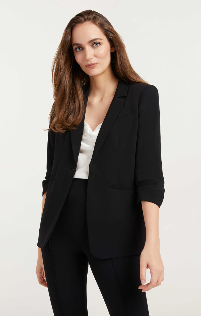 Cinq à Sept Crepe Khloe Blazer Black
