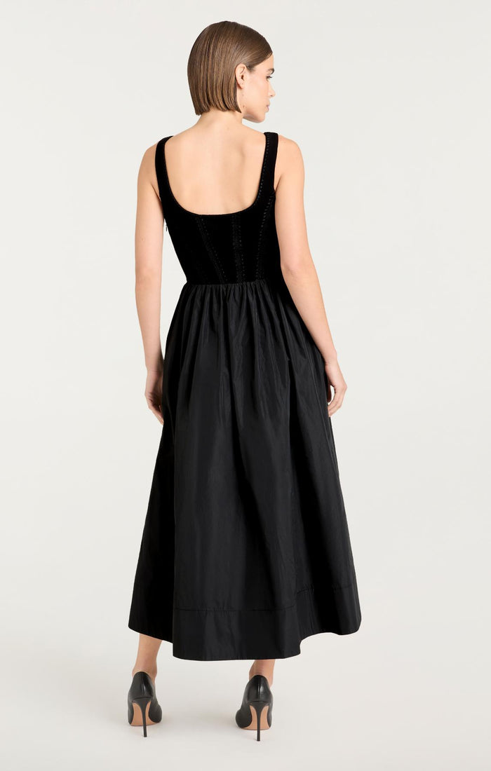 Cinq à Sept Crochet Martay Dress Black