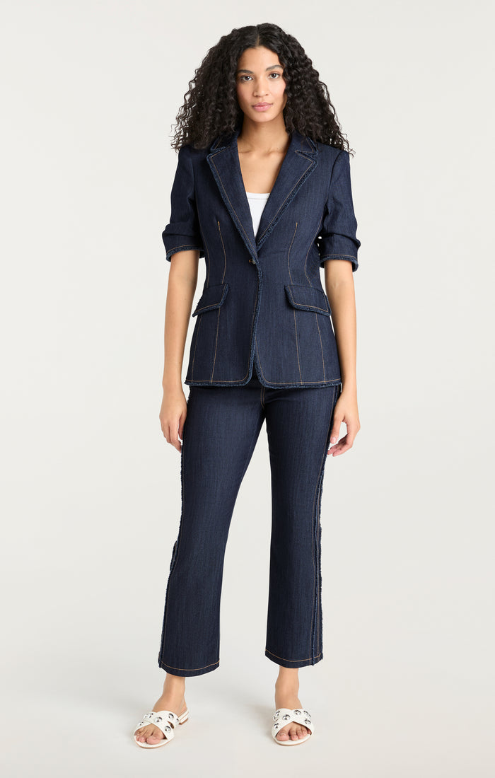 Cinq à Sept Cropped Sallie Pant Indigo