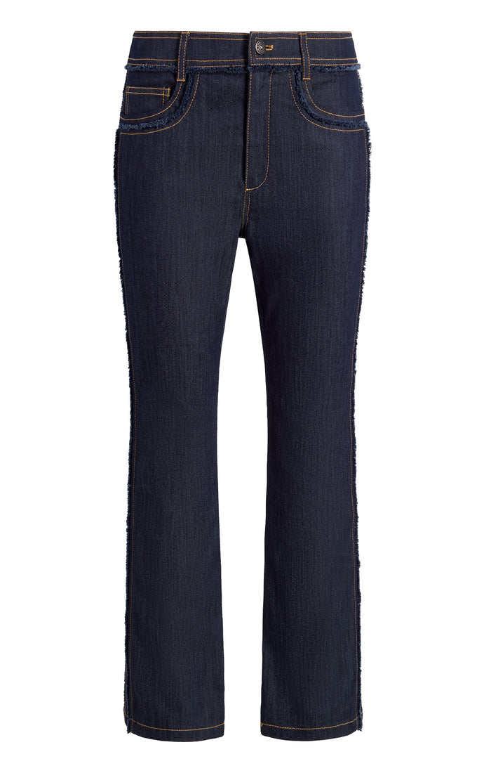 cinq à sept Cropped Sallie Pant Indigo