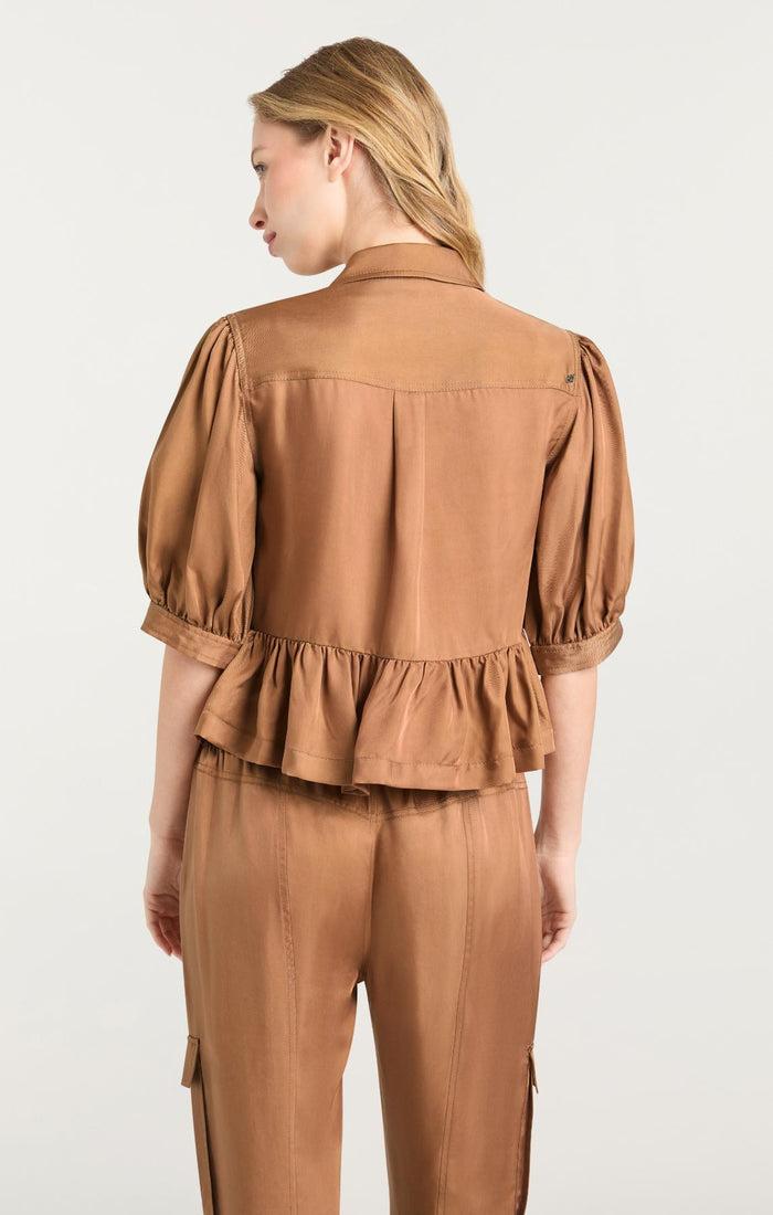 Cinq à Sept Daphne Jacket Brown Sandstone