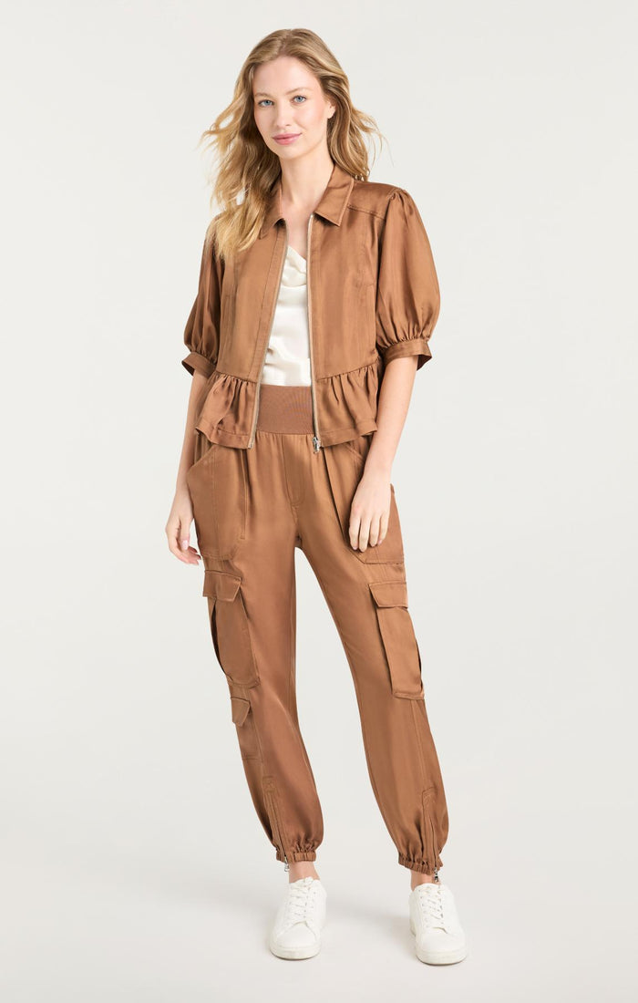 Cinq à Sept Daphne Jacket Brown Sandstone