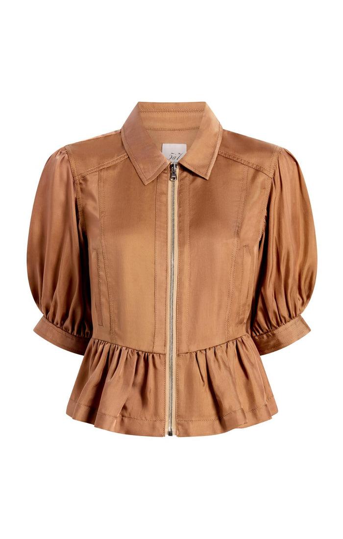 cinq à sept Daphne Jacket Brown Sandstone