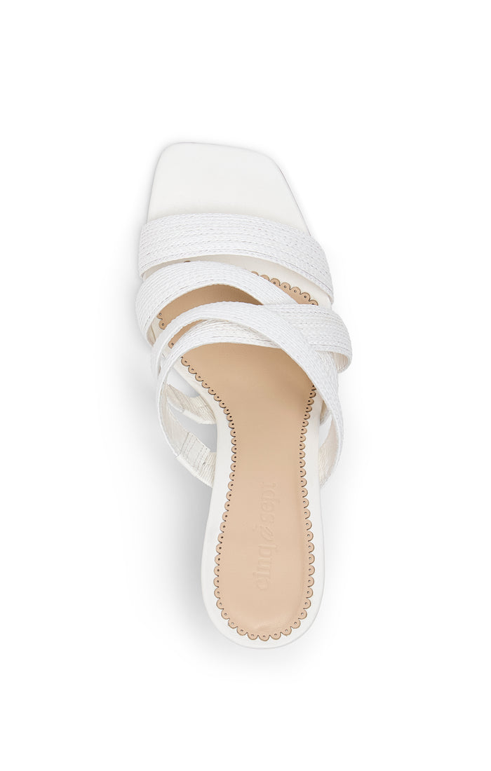 Cinq à Sept Dina Sandal White