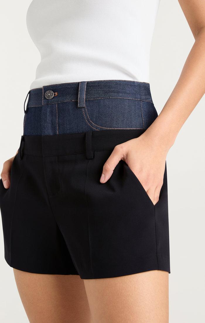 Cinq à Sept Dionne Short Black/indigo