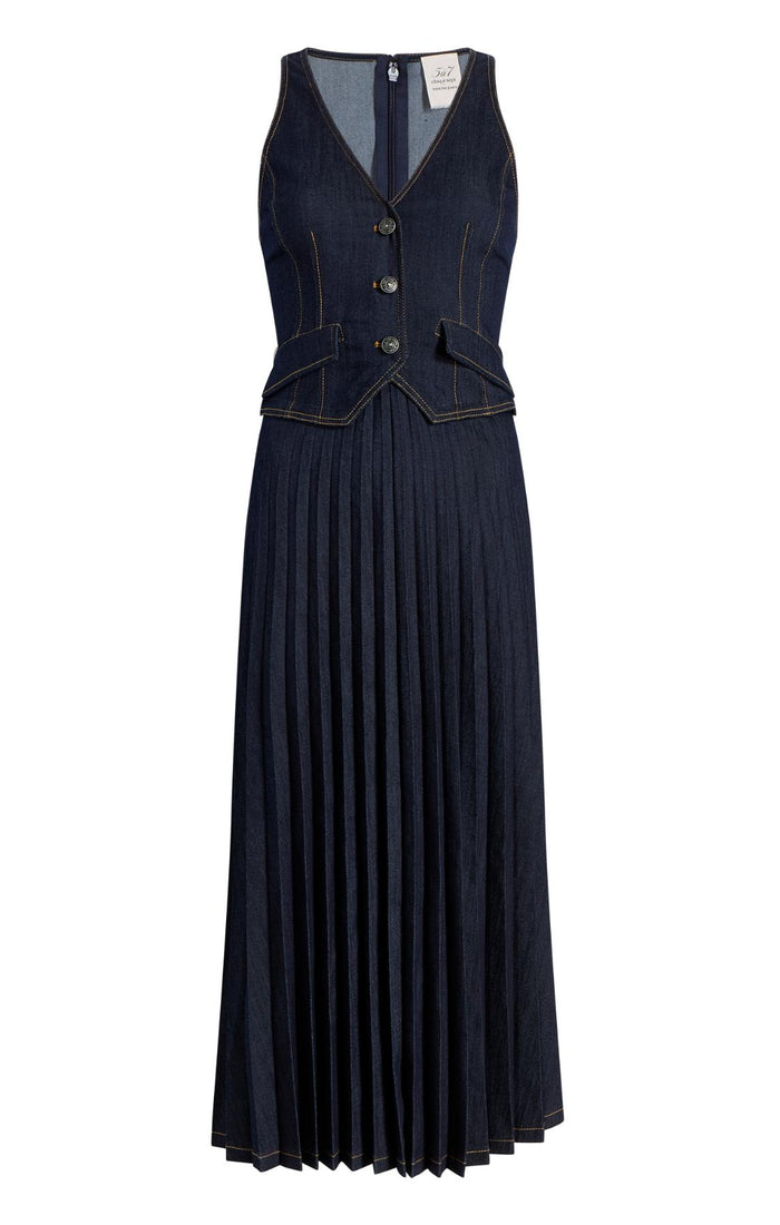 cinq à sept Esther Dress Indigo