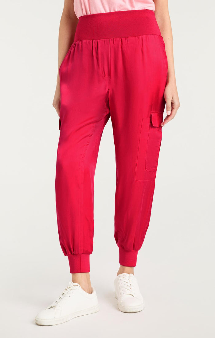 Cinq à Sept Giles Pant Pink Vermillion