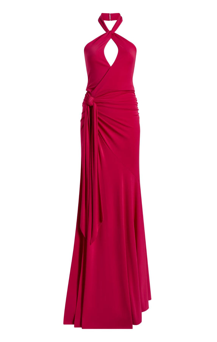 cinq à sept Gulliame Gown Pink Garnet