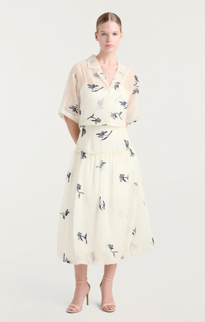 Cinq à Sept Heligan Top Ivory/navy