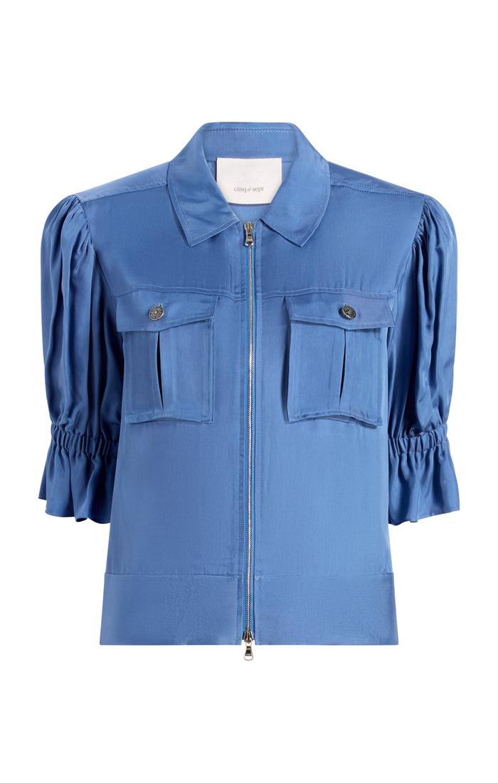 cinq à sept Holly Jacket Blue Corn