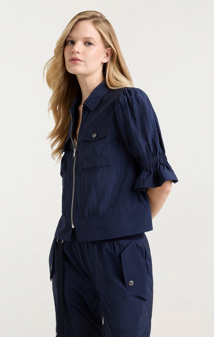 Cinq à Sept Holly Parachute Jacket Navy