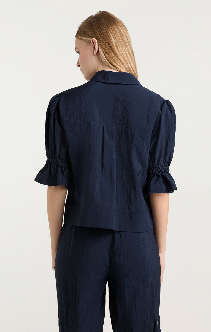 Cinq à Sept Holly Parachute Jacket Navy