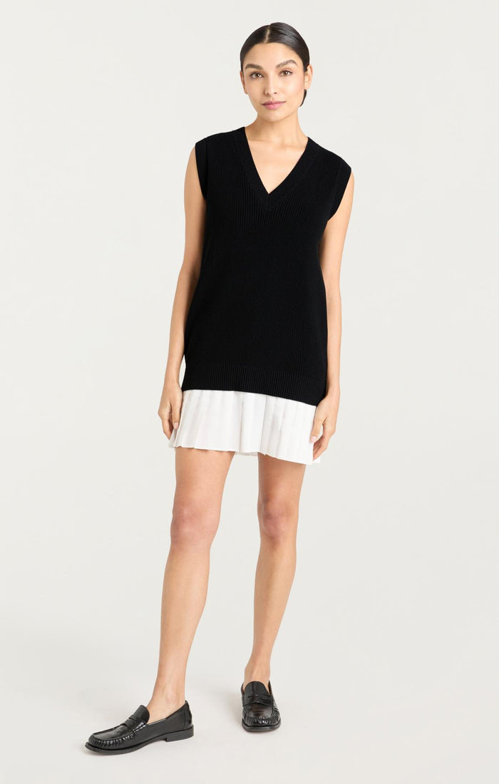 Cinq à Sept Indiana Prestyled Dress Black/white