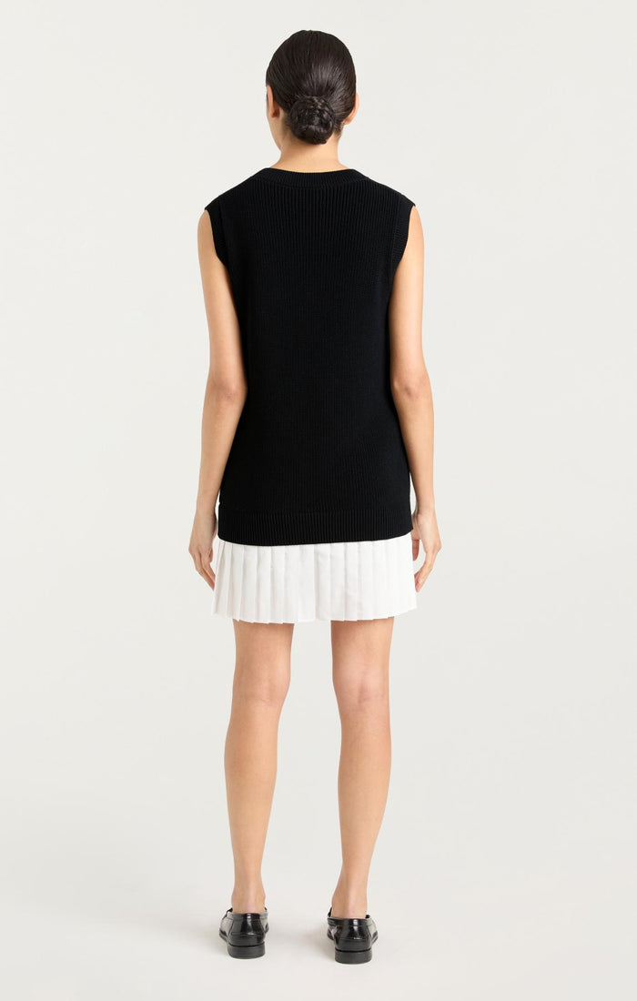 Cinq à Sept Indiana Prestyled Dress Black/white