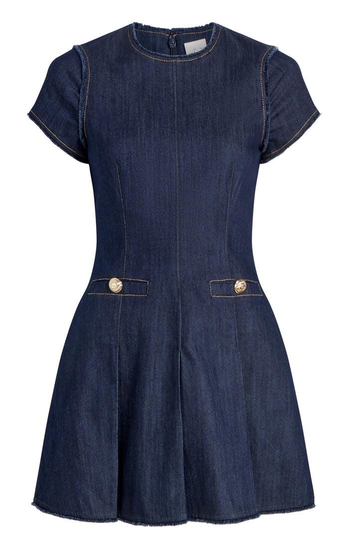 cinq à sept Indigo Denim Nova Dress Indigo