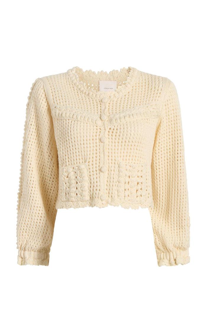 cinq à sept Ione Cardigan Ivory