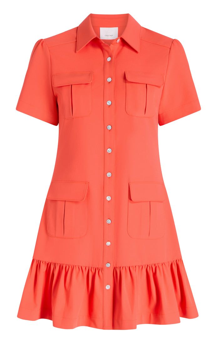 cinq à sept Jamie Dress Cherry Tomato