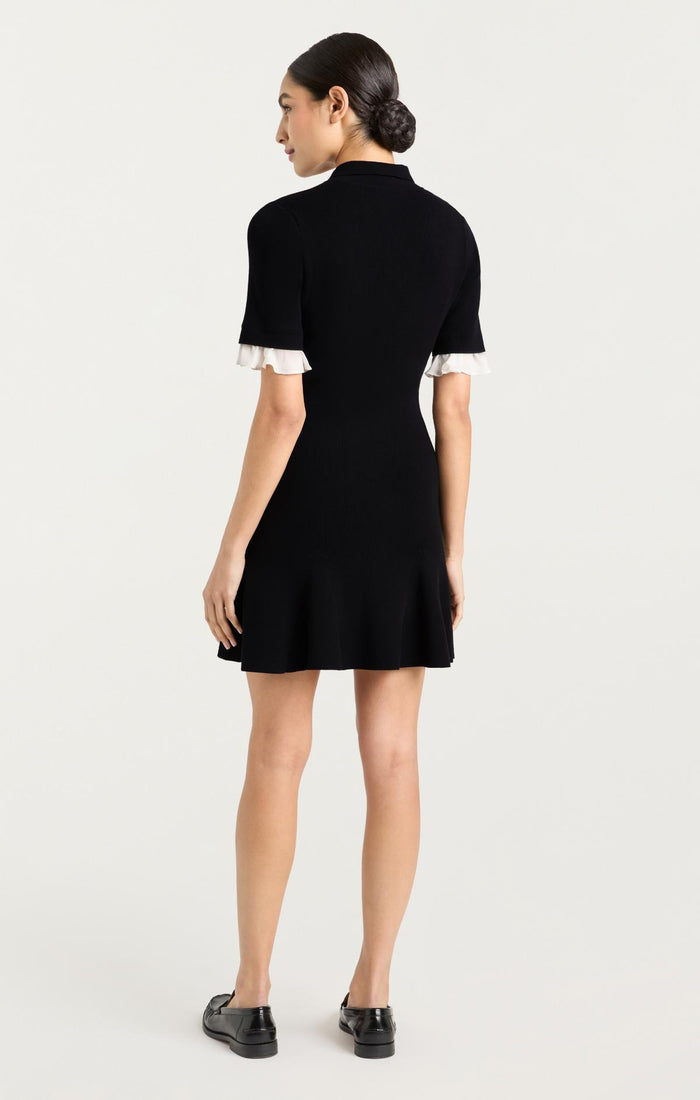 Cinq à Sept Keaton Dress Black/ivory