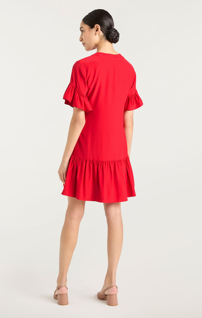 Cinq à Sept Leilah Dress Red Sapphire