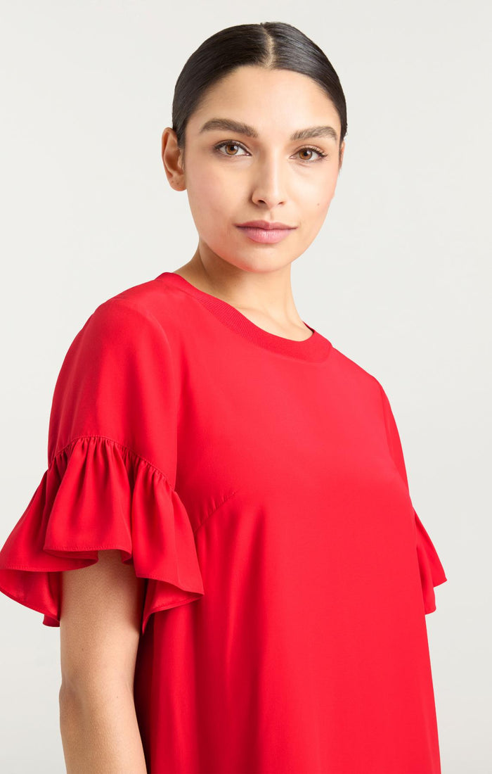Cinq à Sept Leilah Dress Red Sapphire
