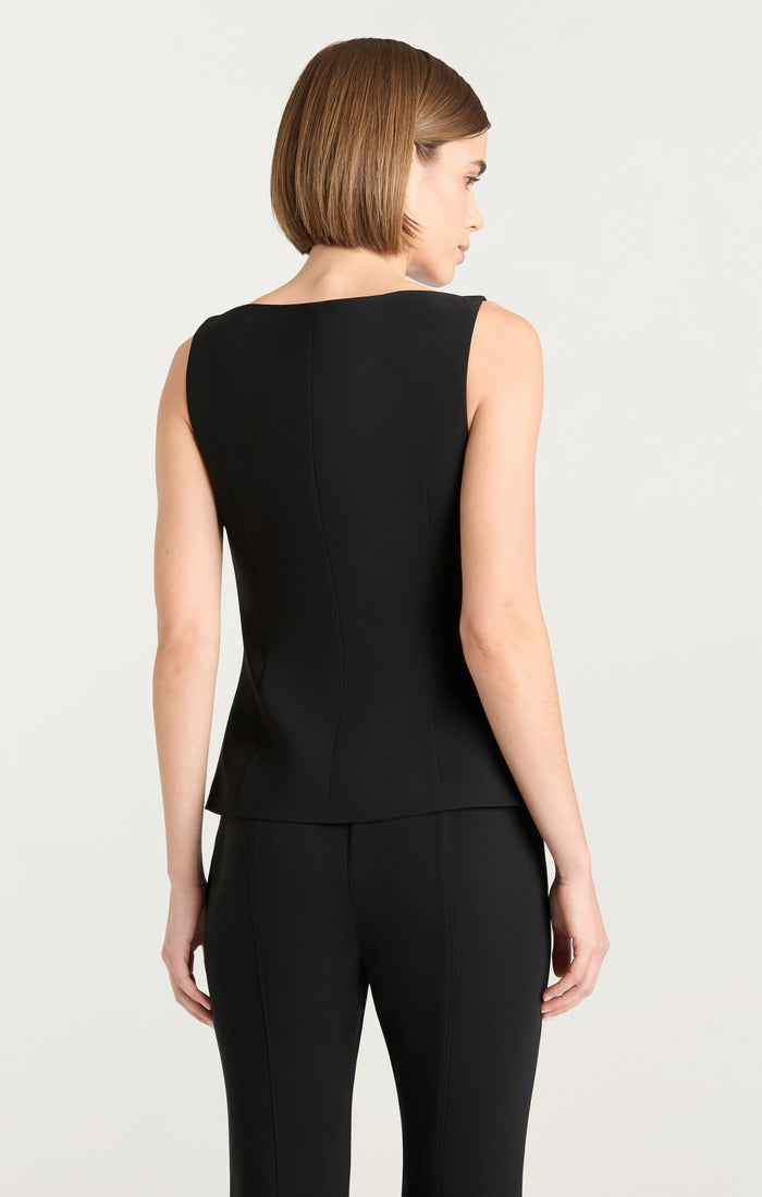 Cinq à Sept Lemonis Vest Black