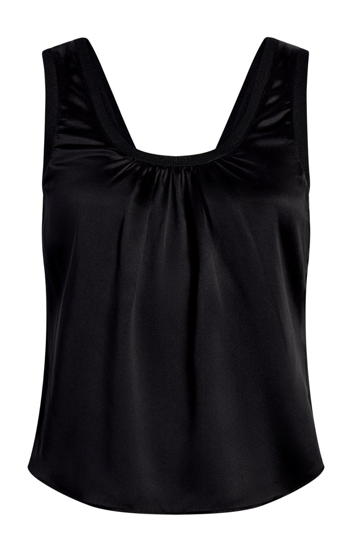 cinq à sept Lenore Tank Black