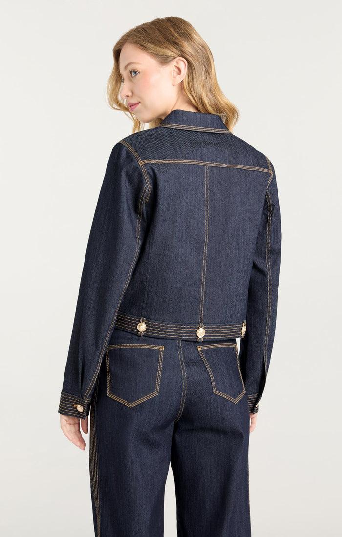 Cinq à Sept Lydie Jacket Indigo