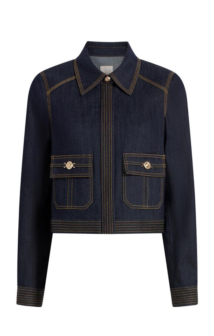 cinq à sept Lydie Jacket Indigo