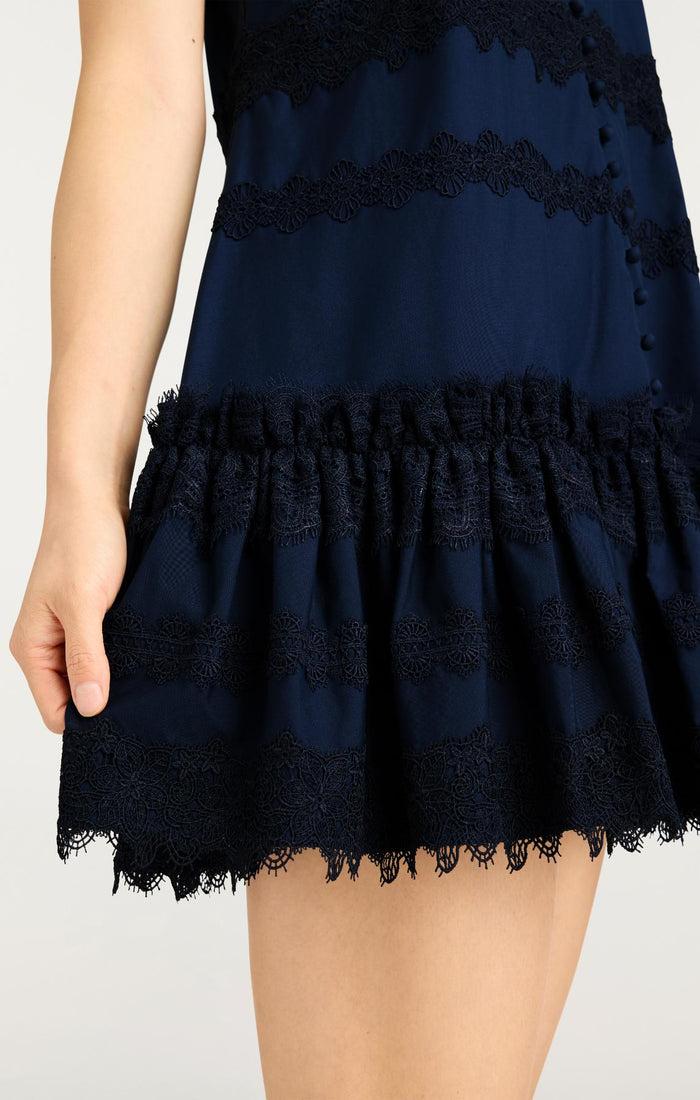 Cinq à Sept Malena Dress Navy