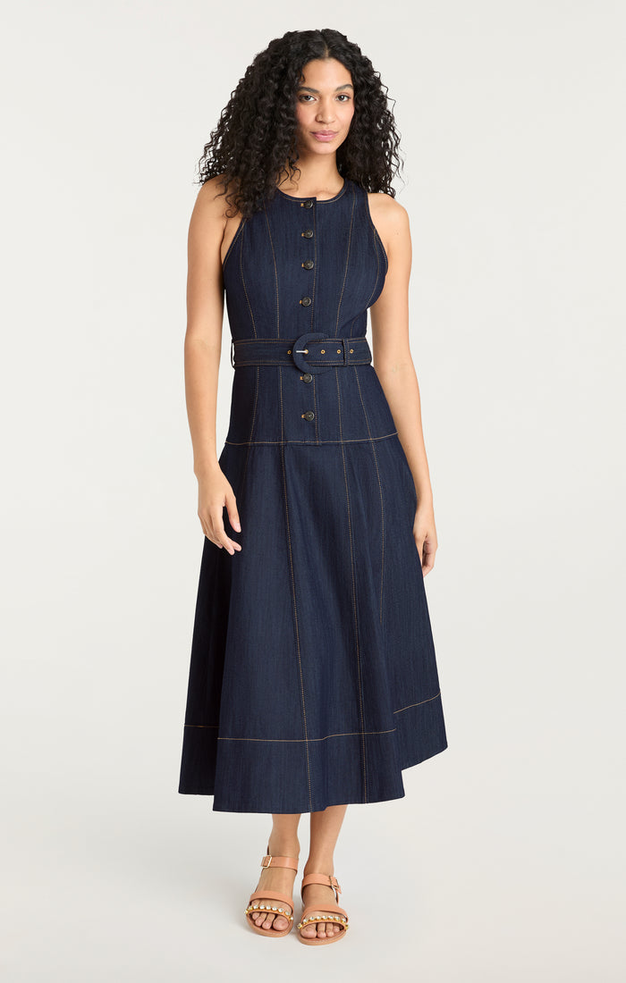 Cinq à Sept Margaret Dress Indigo