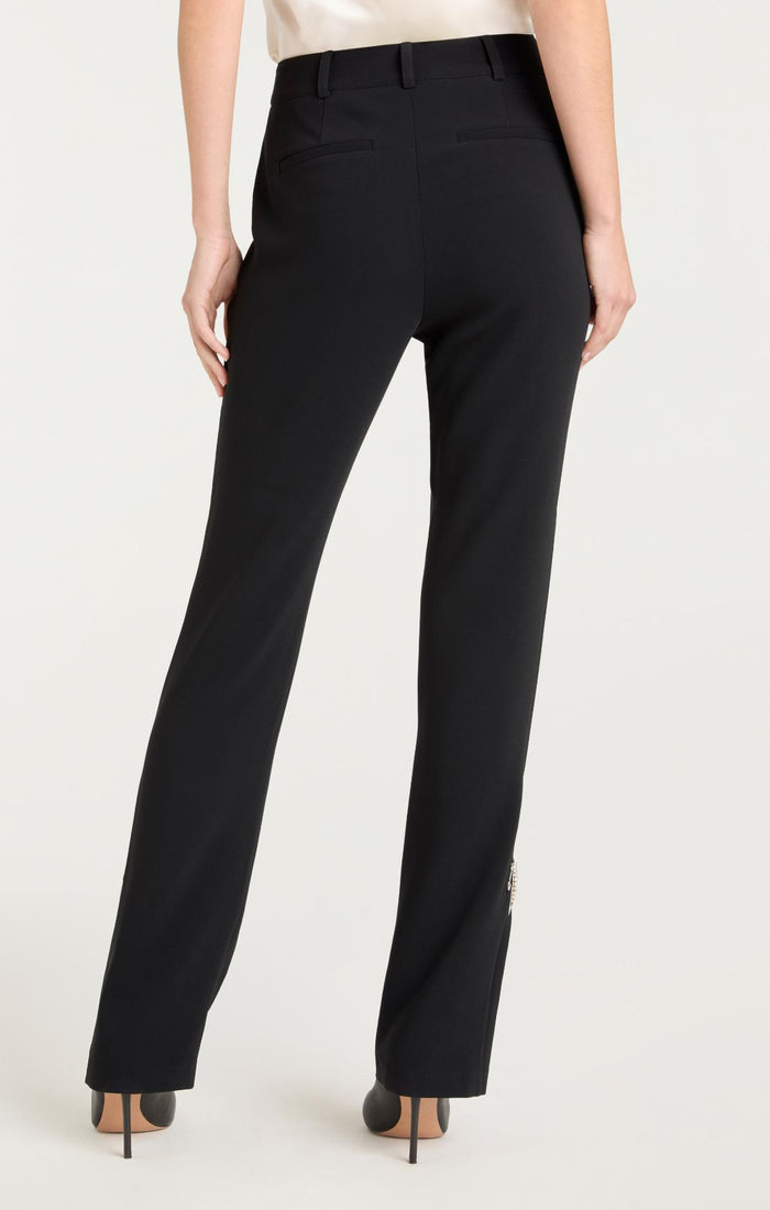Cinq à Sept Metal Paisley Kerry Pant Black