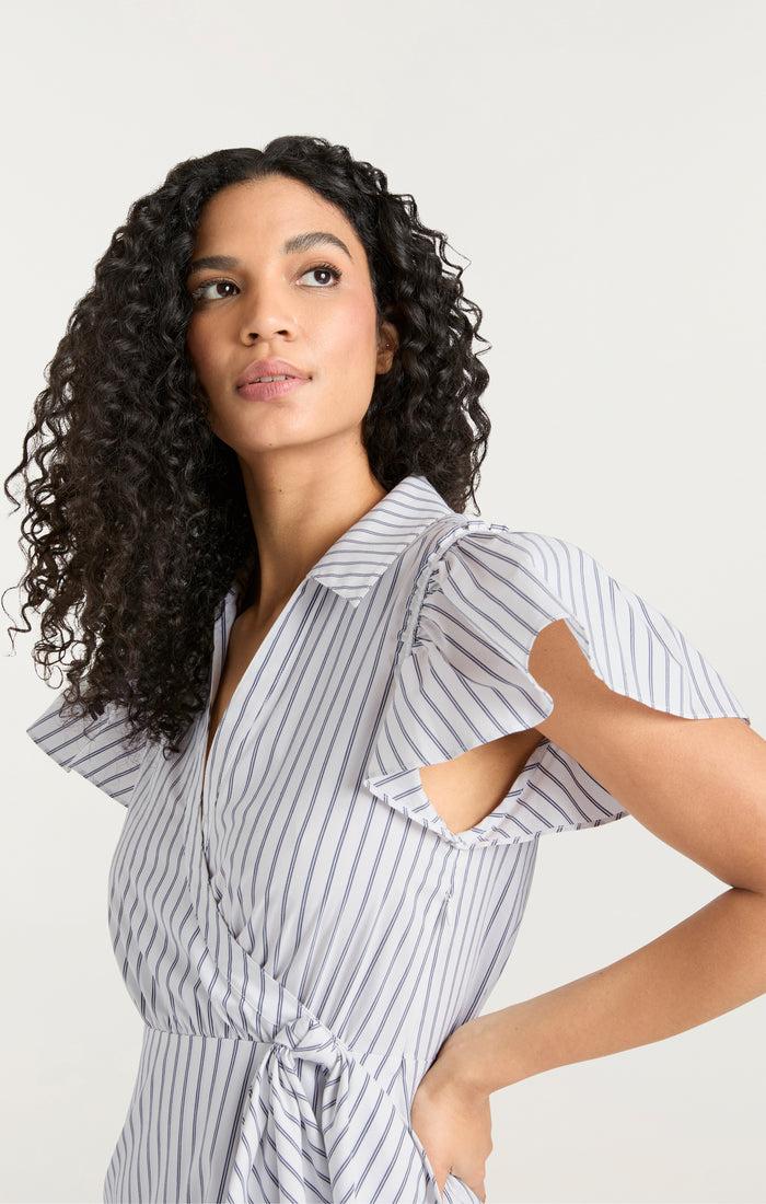 Cinq à Sept Mini Lila Dress White/navy