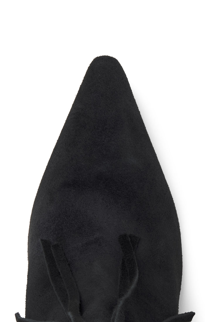 Cinq à Sept Sammy Fringe Ankle Boot Black
