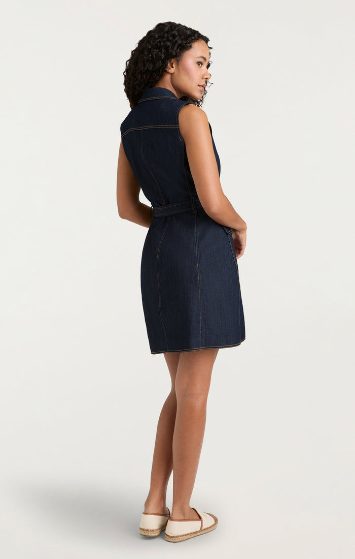 Cinq à Sept Sleeveless Jenessa Dress Indigo