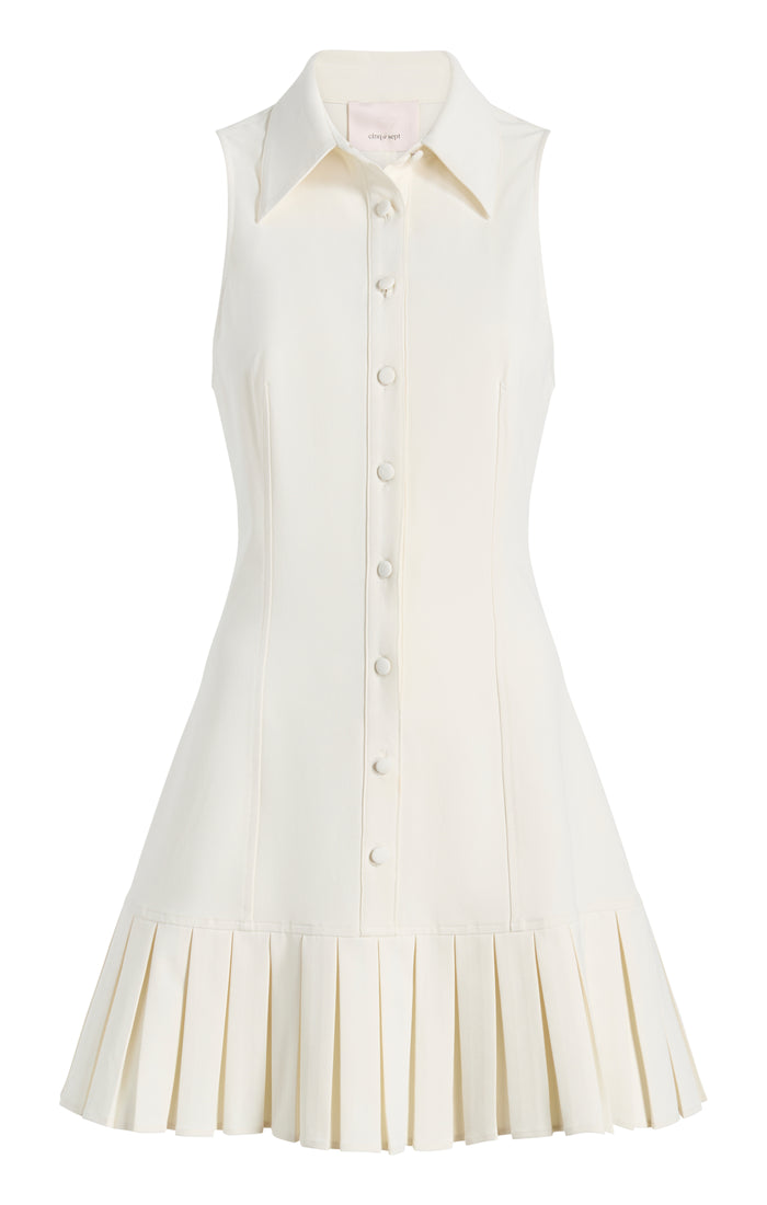 cinq à sept Sleeveless Lucilla Dress Ivory