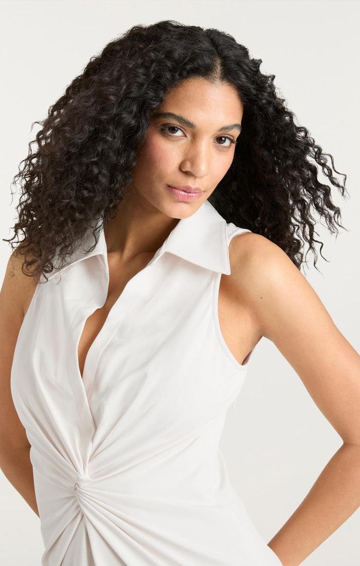 Cinq à Sept Sleeveless Midi Mckenna Dress Ivory