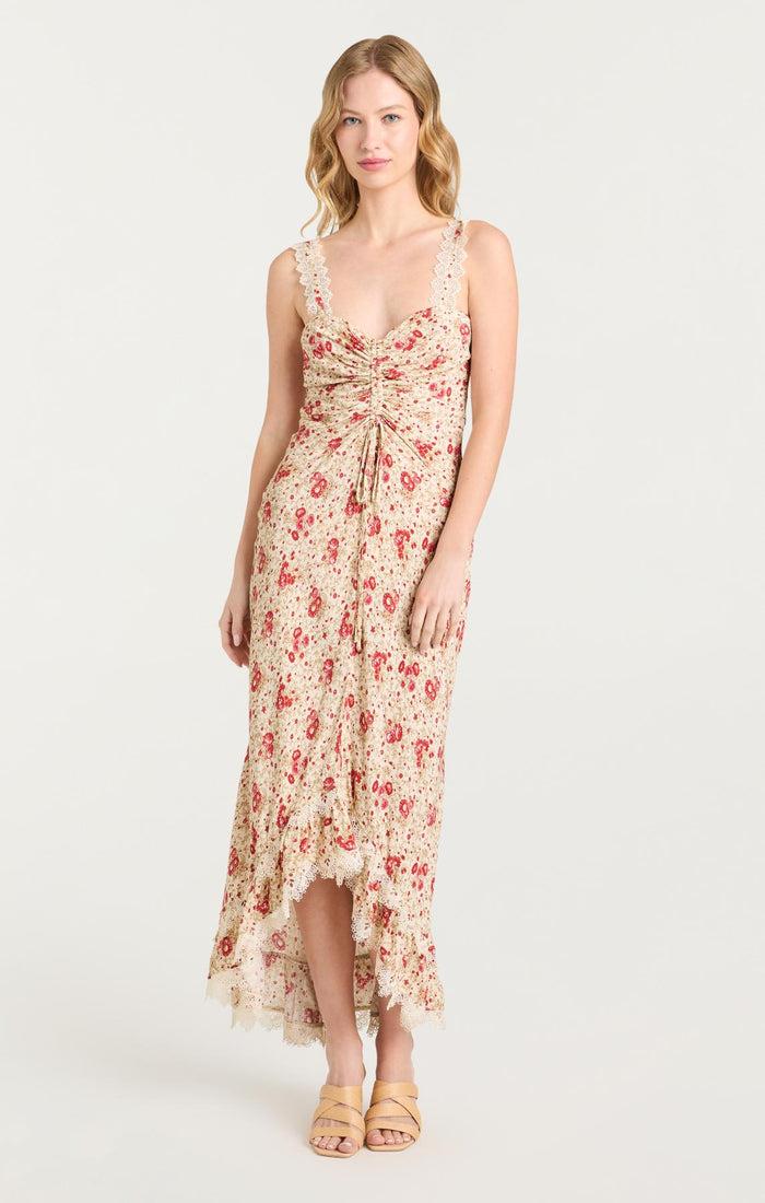 Cinq à Sept Stevie Dress Cherry Rose Multi