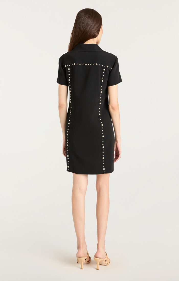 Cinq à Sept Studded Florencia Dress Black
