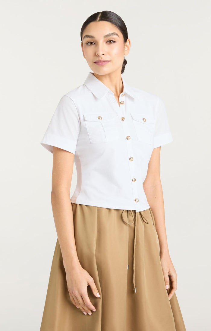 Cinq à Sept Tiana Top White