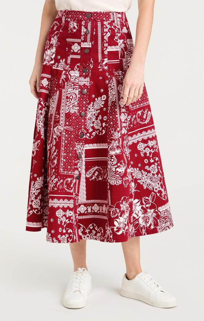 Cinq à Sept Veena Skirt Bordeaux