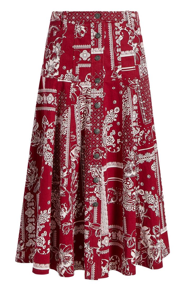 cinq à sept Veena Skirt Bordeaux