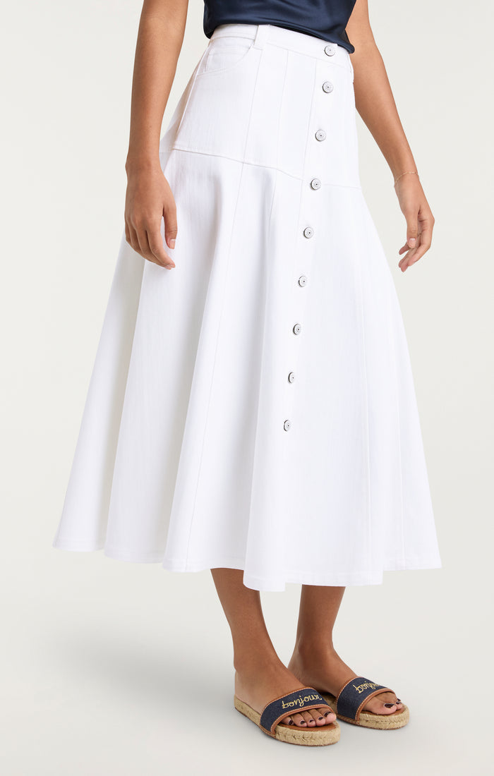 Cinq à Sept Veena Skirt White