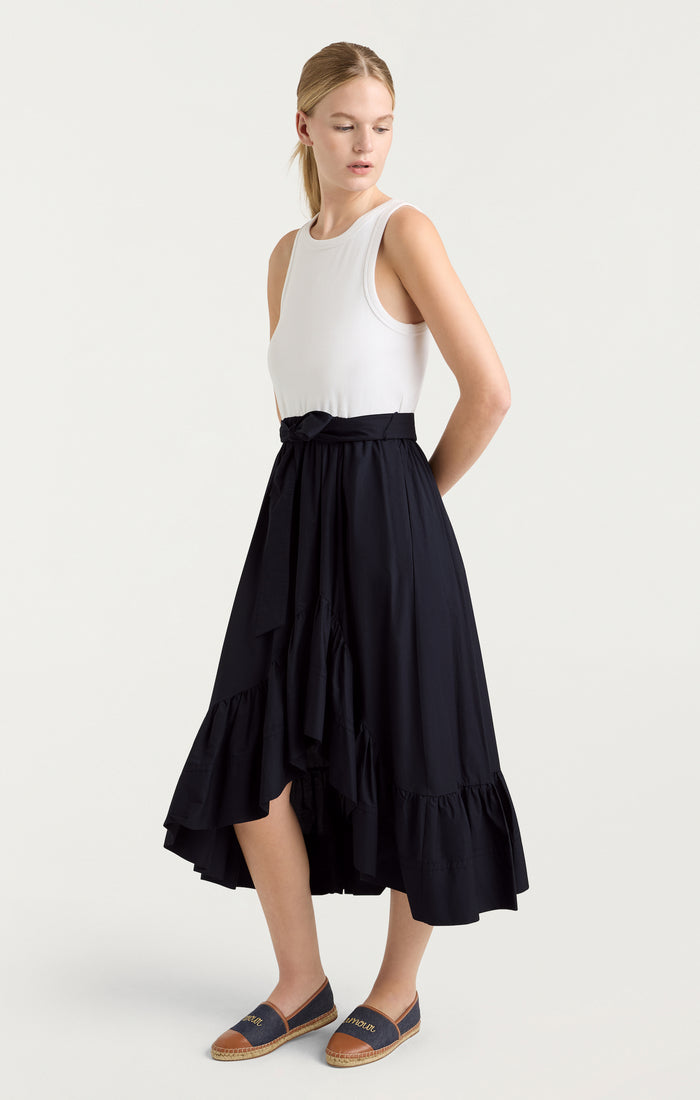 Cinq à Sept Zayla Dress White/navy