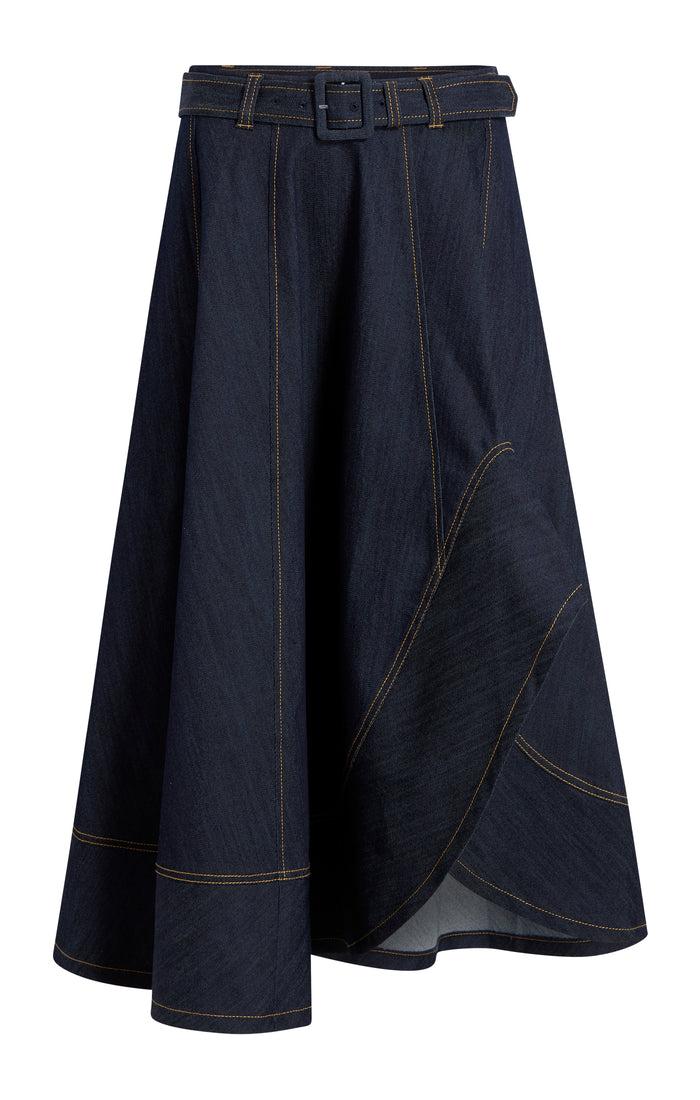 cinq à sept Zelda Skirt Indigo