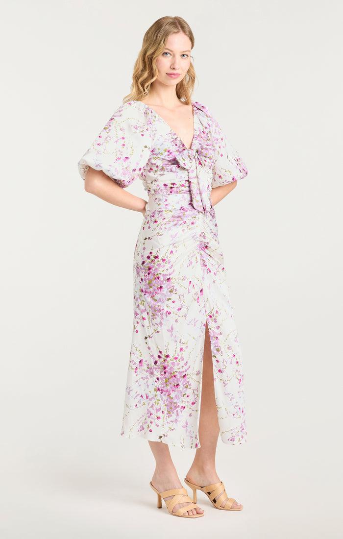 Cinq à Sept Midsummer Bloom Brenton Dress Ivory Multi