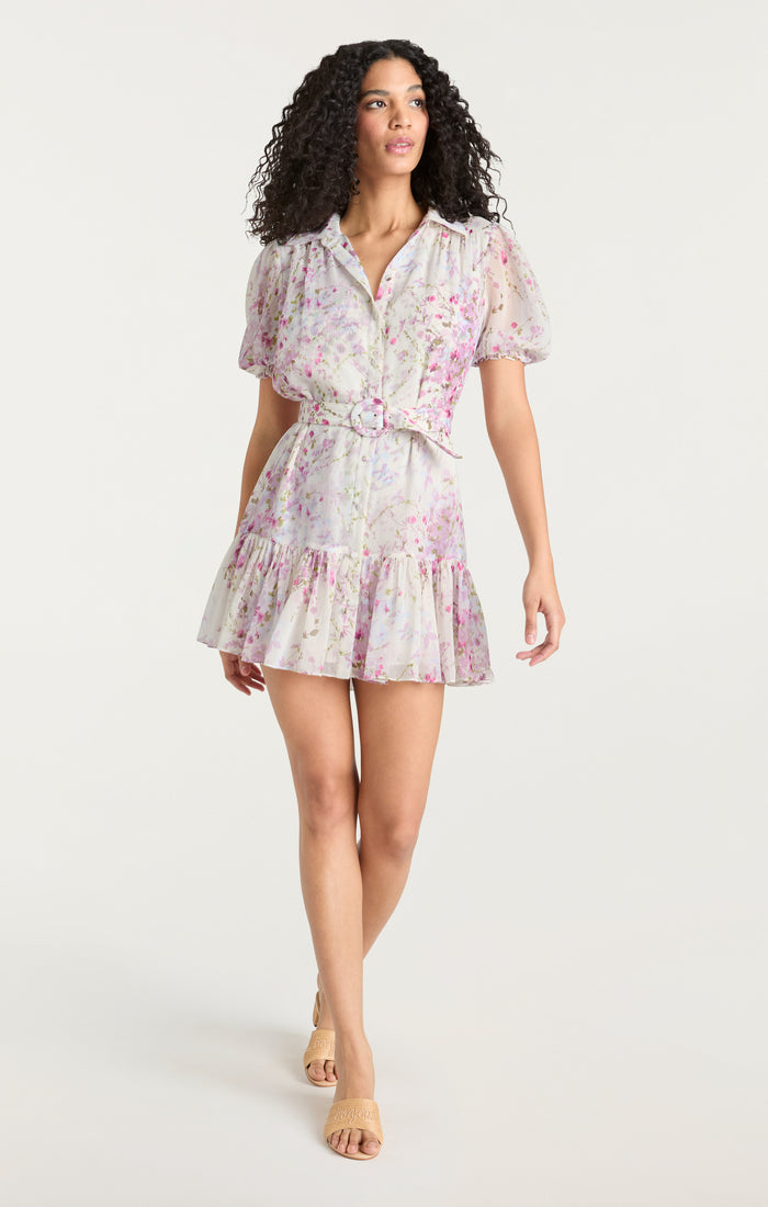 Cinq à Sept Midsummer Bloom Halbini Dress Ivory Multi