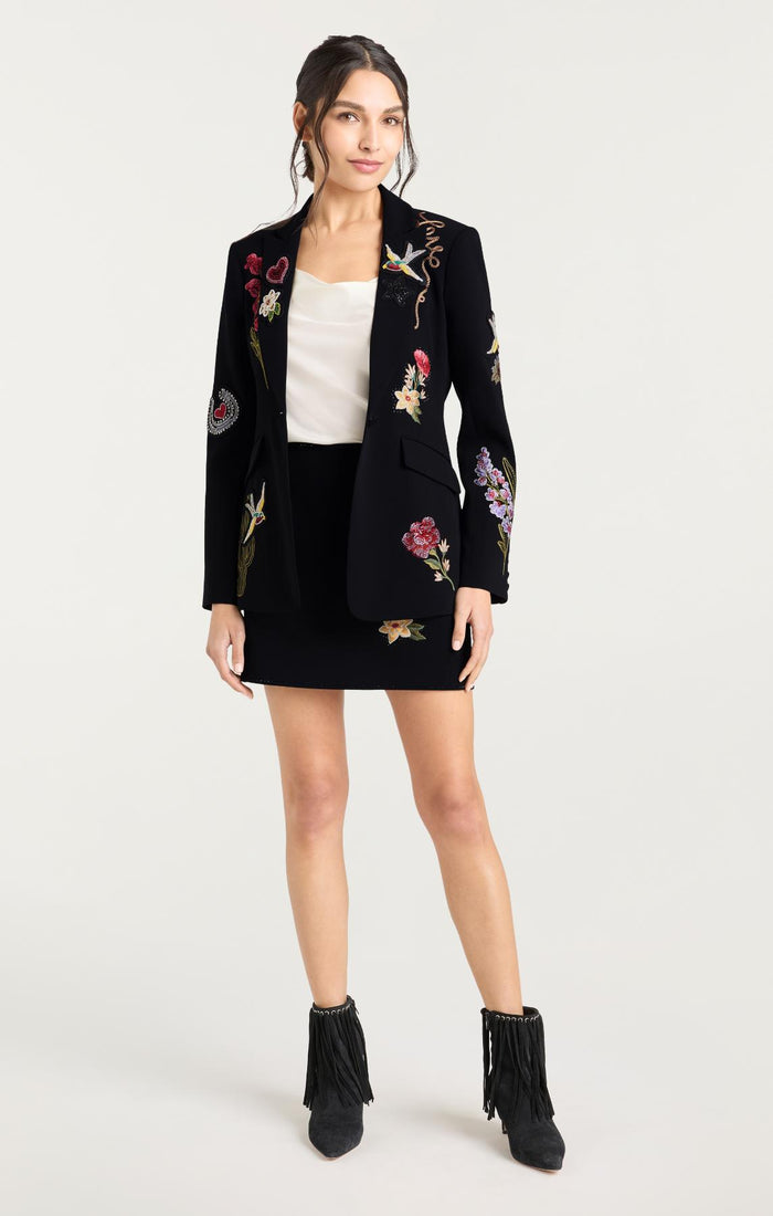 Cinq à Sept Western Amour Cheyenne Blazer Black/multi