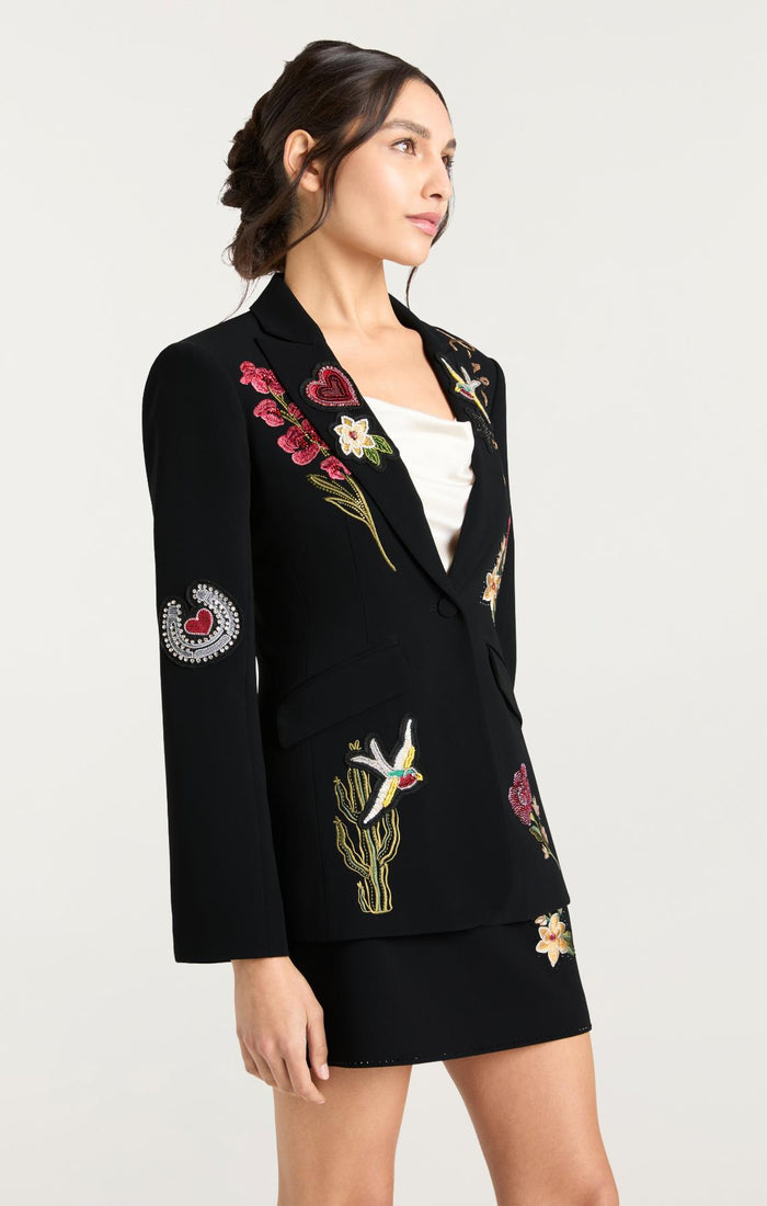 Cinq à Sept Western Amour Cheyenne Blazer Black/multi