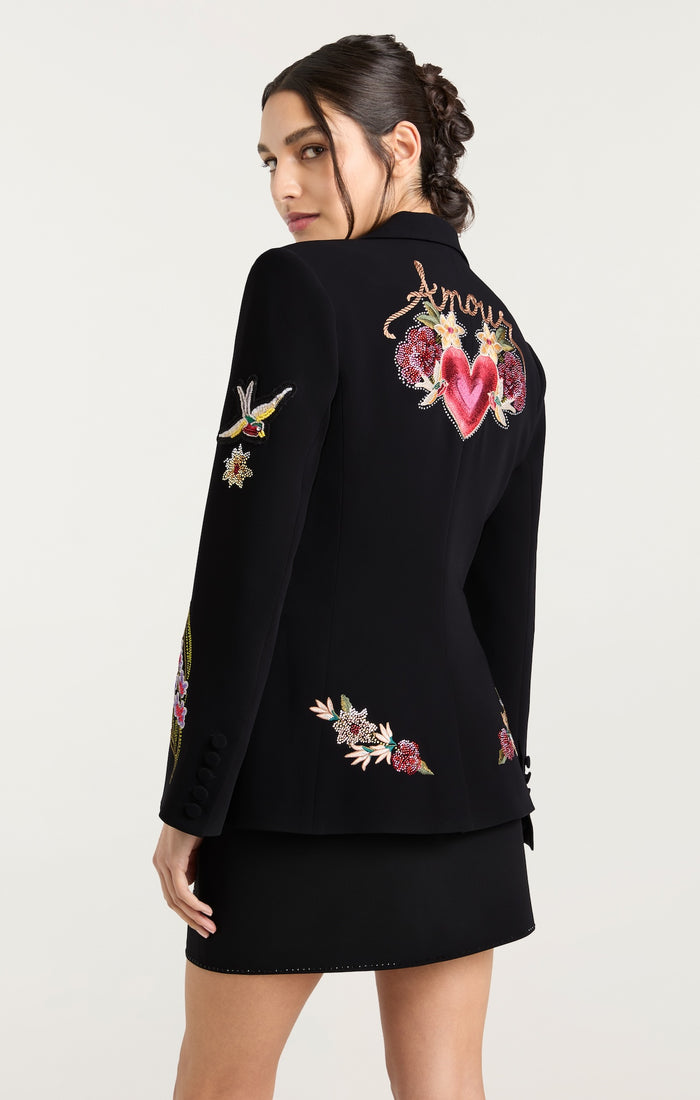 Cinq à Sept Western Amour Cheyenne Blazer Black/multi