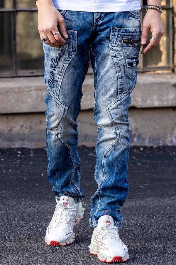 Cipo & Baxx C-1178 Piece Stitched Pocket Detailed Men's Jean Trousers STANDARD